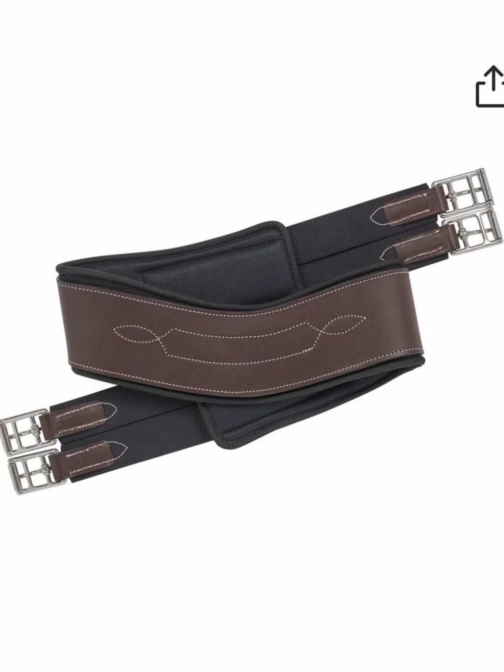 EQUIFIT Anatomical Hunter girth size 54 brown removable liner T-foam excellent
